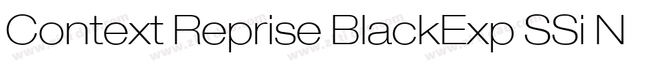 Context Reprise BlackExp SSi Normal字体转换